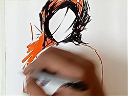 Erotic Abstract Art Or Drawing Of A Sexy Indian Bhabhi